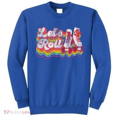 Cool Roller Skating Skate 1970S Retro Sweatshirt
