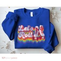 Cool Roller Skating Skate 1970S Retro Sweatshirt thumb 2