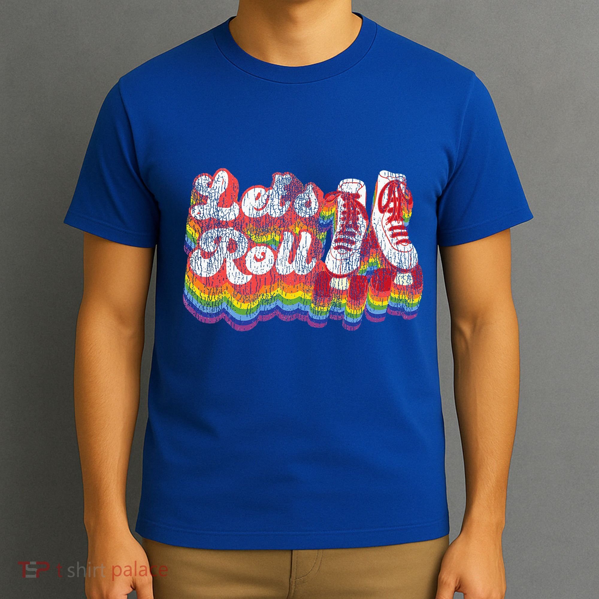 Cool Roller Skating Skate 1970S Retro T-Shirt