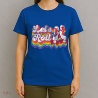 Cool Roller Skating Skate 1970S Retro T-Shirt thumb 4