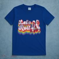 Cool Roller Skating Skate 1970S Retro T-Shirt thumb 5
