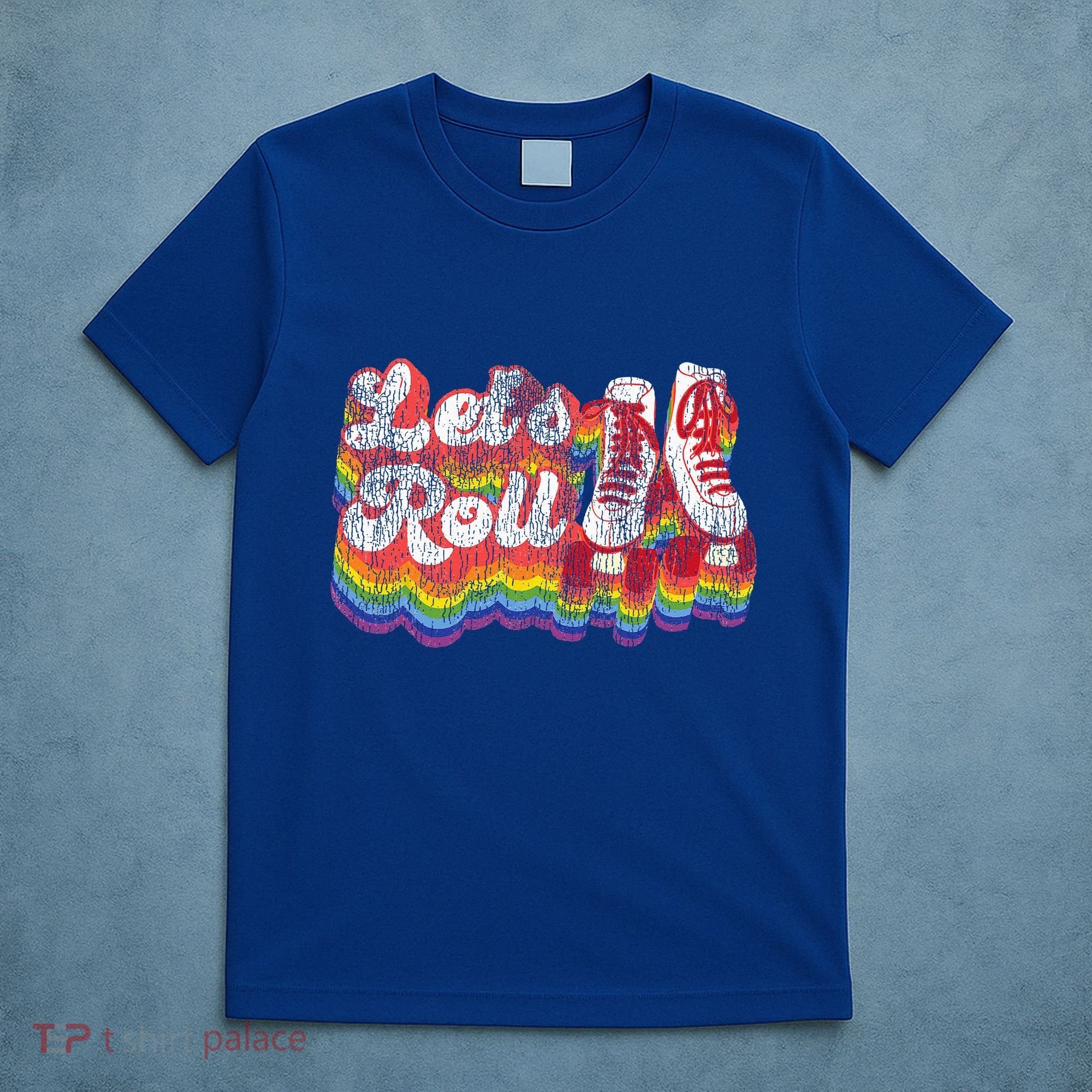 Cool Roller Skating Skate 1970S Retro T-Shirt