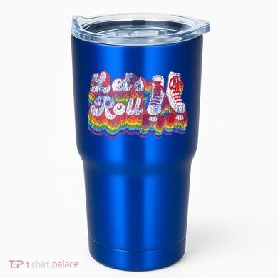 Cool Roller Skating Skate 1970S Retro Tumbler