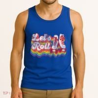 Cool Roller Skating Skate 1970S Retro Tank Top thumb 3
