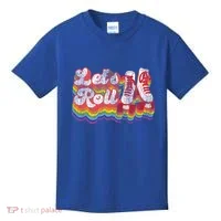 Cool Roller Skating Skate 1970S Retro Kids T-Shirt thumb 0
