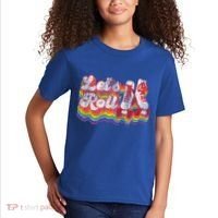 Cool Roller Skating Skate 1970S Retro Kids T-Shirt thumb 2