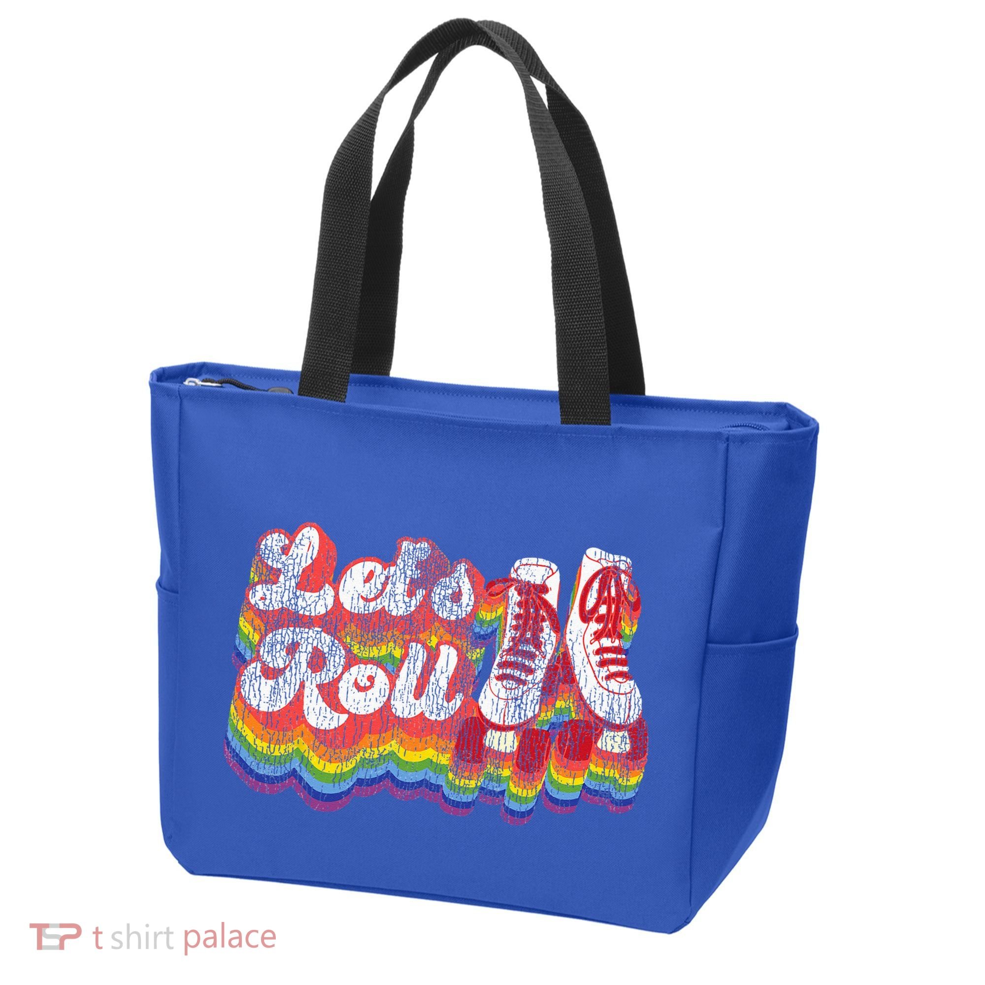 Cool Roller Skating Skate 1970S Retro Tote Bag