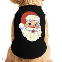 Cute Retro Santa Claus Holiday Doggie Tank thumb 0
