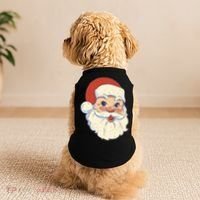 Cute Retro Santa Claus Holiday Doggie Tank thumb 2