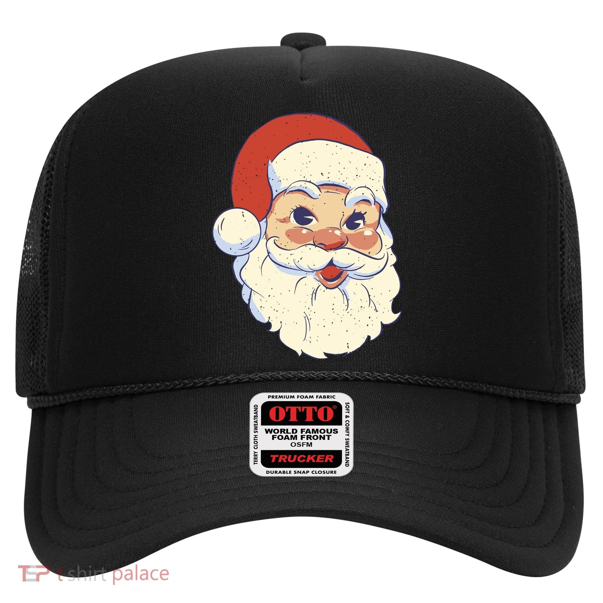 Cute Retro Santa Claus Holiday Hat