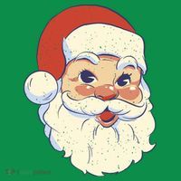 Cute Retro Santa Claus Holiday Sweatshirt thumb 3