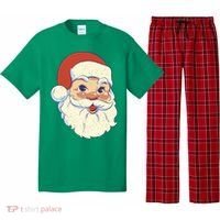 Cute Retro Santa Claus Holiday Pajama Set thumb 0