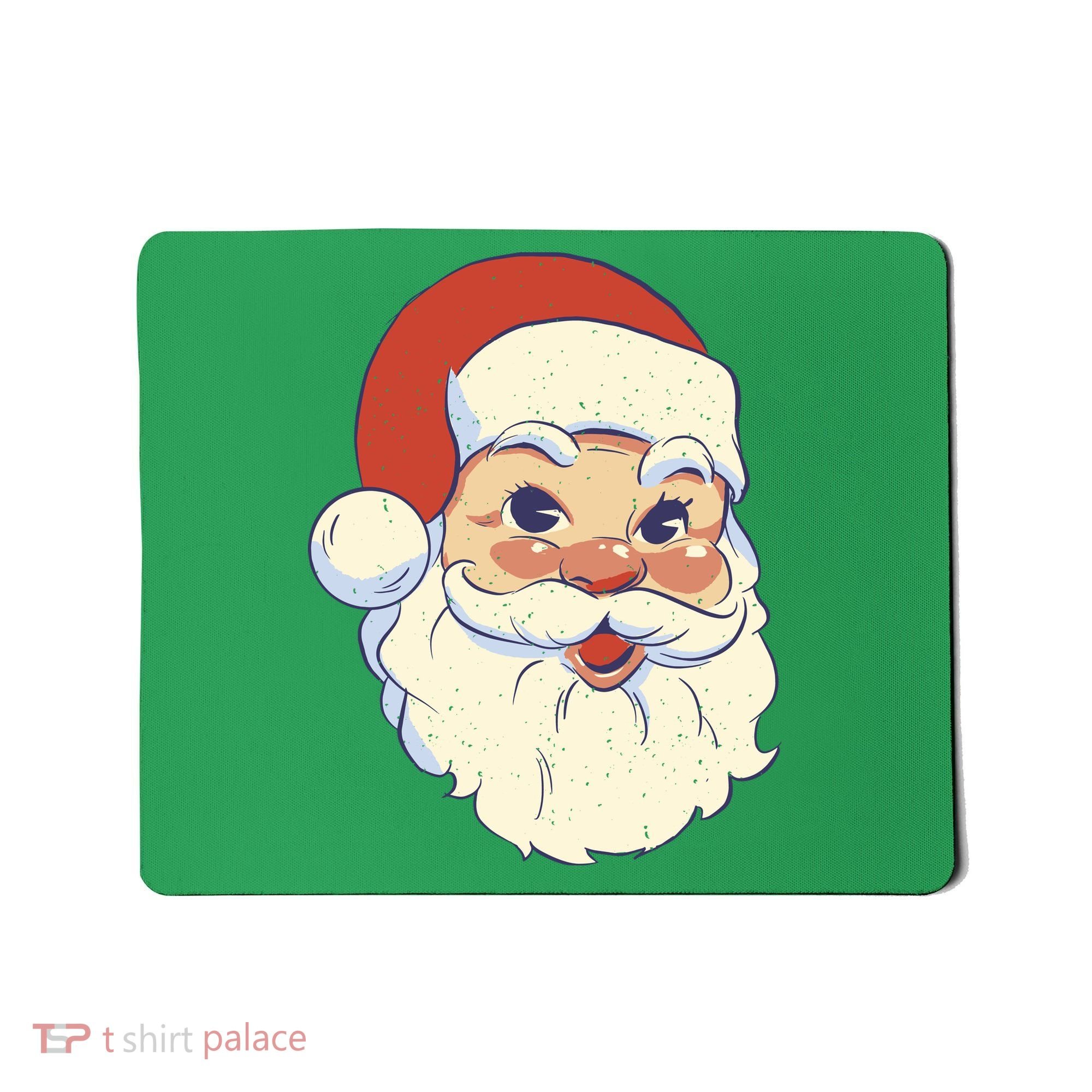 Cute Retro Santa Claus Holiday Mousepad