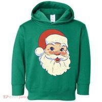 Cute Retro Santa Claus Holiday Toddler Hoodie thumb 0