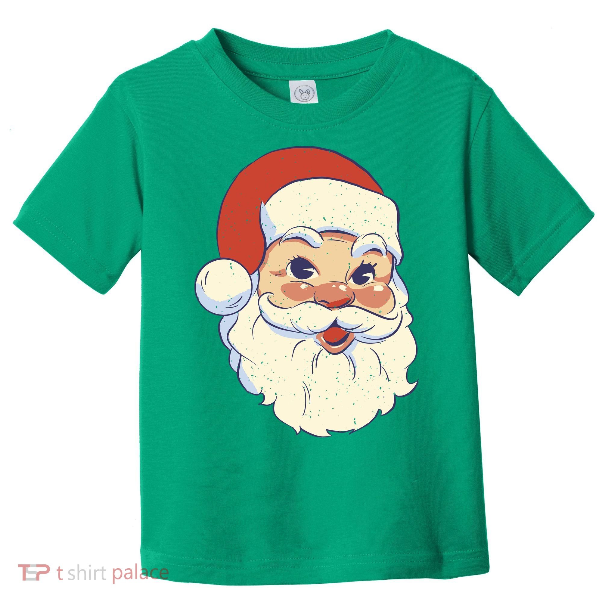 Cute Retro Santa Claus Holiday Toddler T-Shirt