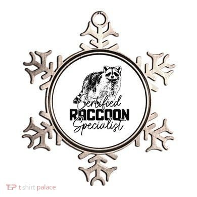 Certified Raccoon Specialist Vintage Funny Racoon Ornament