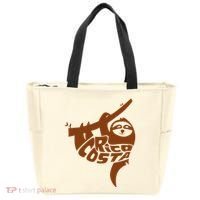 Costa Rica Sloth Word Art Funny Animal Tote Bag thumb 0