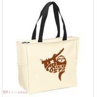 Costa Rica Sloth Word Art Funny Animal Tote Bag thumb 2
