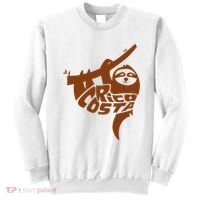 Costa Rica Sloth Word Art Funny Animal Sweatshirt thumb 0