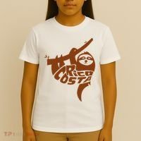 Costa Rica Sloth Word Art Funny Animal T-Shirt thumb 4