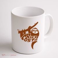 Costa Rica Sloth Word Art Funny Animal Coffee Mug thumb 1