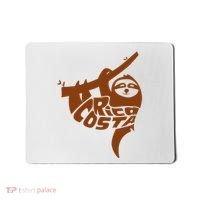 Costa Rica Sloth Word Art Funny Animal Mousepad thumb 0
