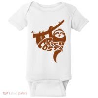 Costa Rica Sloth Word Art Funny Animal Baby Bodysuit thumb 0