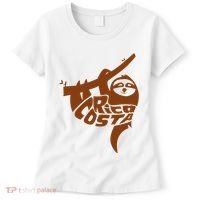 Costa Rica Sloth Word Art Funny Animal Women's T-Shirt thumb 0