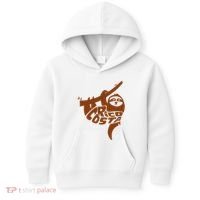Costa Rica Sloth Word Art Funny Animal Kids Hoodie thumb 0