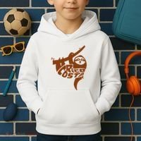 Costa Rica Sloth Word Art Funny Animal Kids Hoodie thumb 2