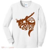 Costa Rica Sloth Word Art Funny Animal Kids Long Sleeve Shirt thumb 0