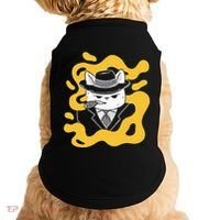 Cool Retro Style Gangster Mob Boss Cat Cigar Doggie Tank thumb 0