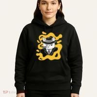 Cool Retro Style Gangster Mob Boss Cat Cigar Hoodie thumb 5