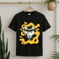 Cool Retro Style Gangster Mob Boss Cat Cigar T-Shirt thumb 2