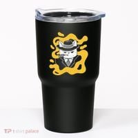 Cool Retro Style Gangster Mob Boss Cat Cigar Tumbler thumb 0