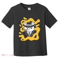 Cool Retro Style Gangster Mob Boss Cat Cigar Toddler T-Shirt thumb 0