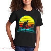 Cool Retro Sunset Vaporwave Racquetball Funny Kids T-Shirt thumb 2