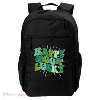 Cute Retro St Patrick's Day Happy Go Lucky Backpack thumb 0