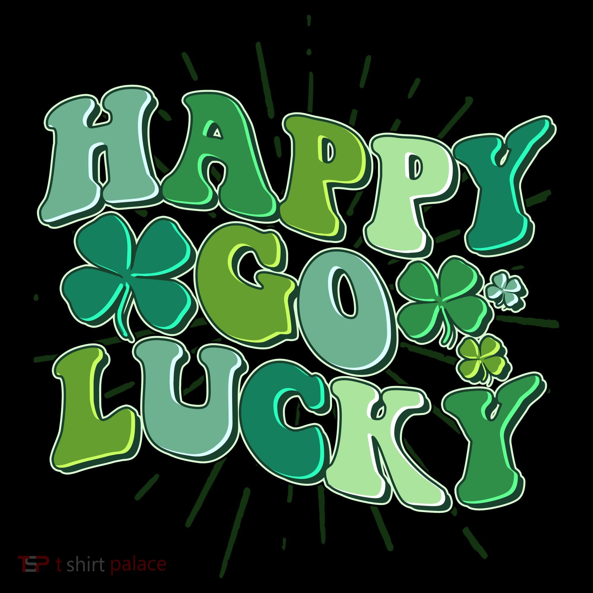 Cute Retro St Patrick's Day Happy Go Lucky Coffee Mug