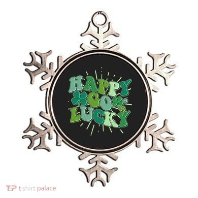 Cute Retro St Patrick's Day Happy Go Lucky Ornament