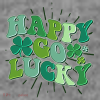 Cute Retro St Patrick's Day Happy Go Lucky Women's Hoodie thumb 2