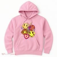Cute Retro Softball Baseball Smiley Emoji Hoodie thumb 0