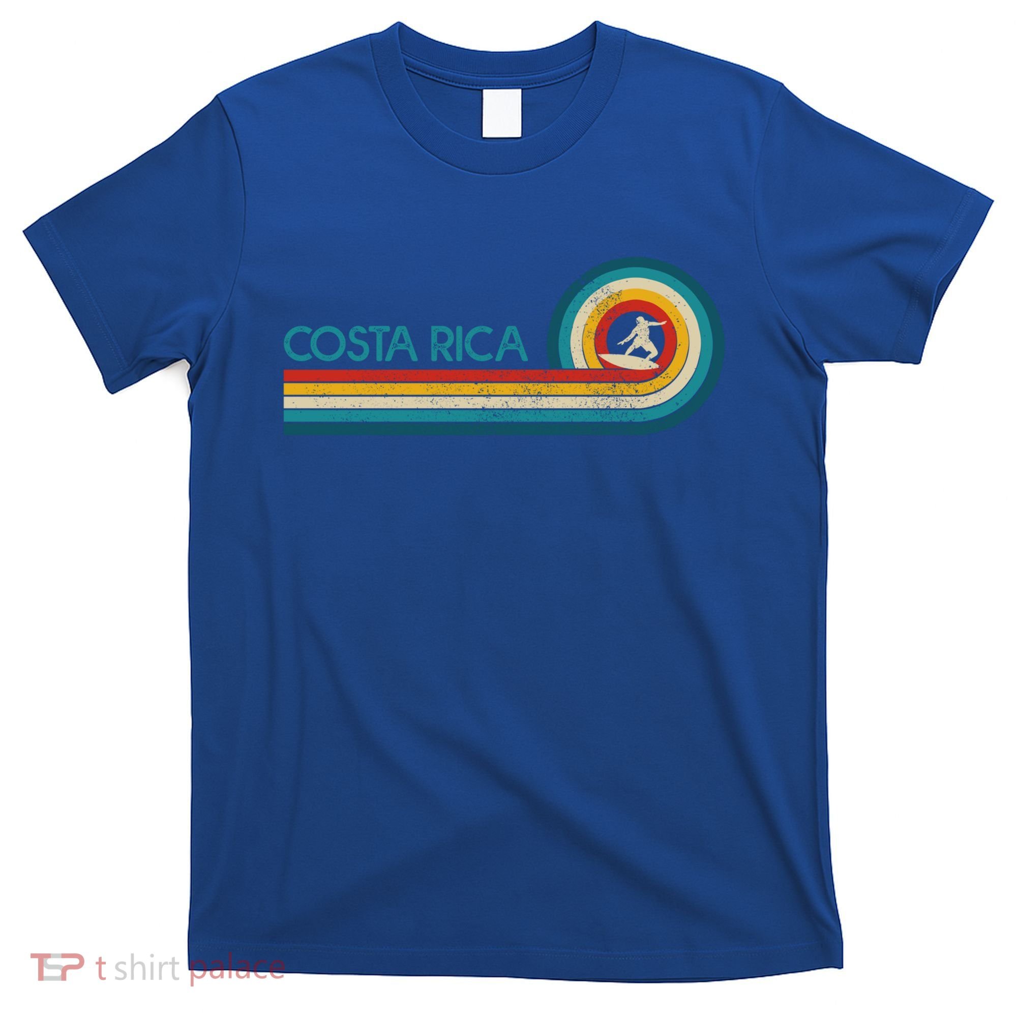 Costa Rica Surf Vintage Beach Surfer Surfing Gift Great Gift T-Shirt
