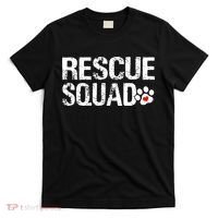 Cute Rescue Squad Distressed Animals Dog Cat Paw Heart T-Shirt thumb 0