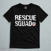 Cute Rescue Squad Distressed Animals Dog Cat Paw Heart T-Shirt thumb 5