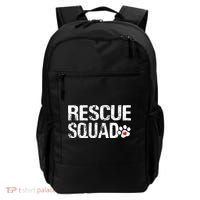Cute Rescue Squad Distressed Animals Dog Cat Paw Heart Backpack thumb 0