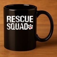 Cute Rescue Squad Distressed Animals Dog Cat Paw Heart 11oz C Handle Ceramic Mug thumb 3