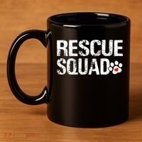Cute Rescue Squad Distressed Animals Dog Cat Paw Heart 11oz C Handle Ceramic Mug thumb 4