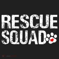 Cute Rescue Squad Distressed Animals Dog Cat Paw Heart Beanie thumb 2