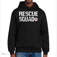 Cute Rescue Squad Distressed Animals Dog Cat Paw Heart District V.I.T. Heavyweight Hoodie thumb 0